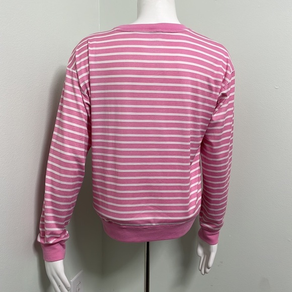 Draper James Pink & White Stripe PJ Shirt - Picture 4 of 5